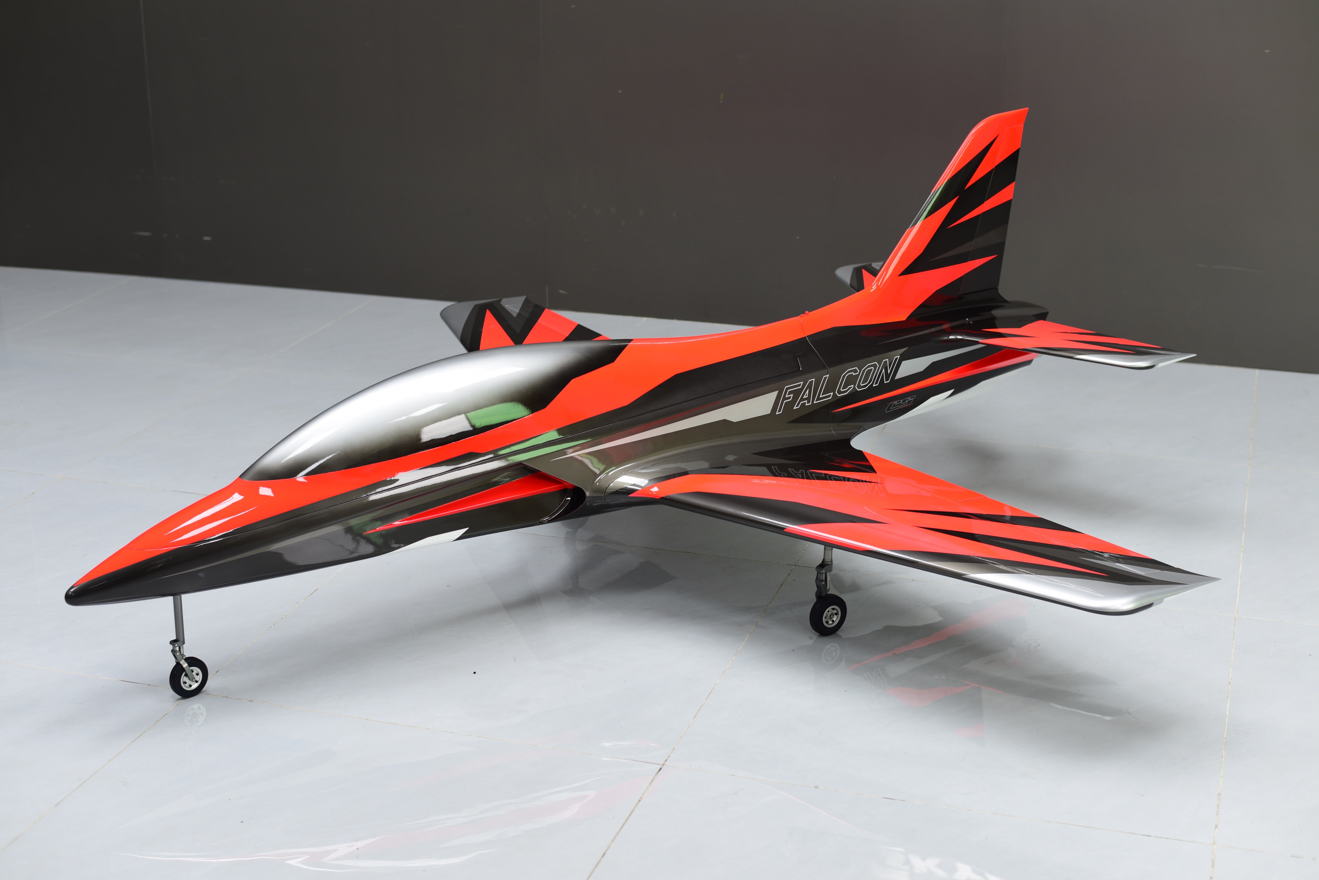 SRC製　FALCON-W SW - Falcon 1.8M - Red/Metal Grey - PNP – Extreme Flight