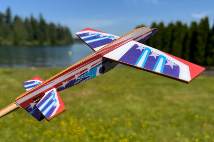 Extreme Flight Stick Plane - Extra 300 MS Blue