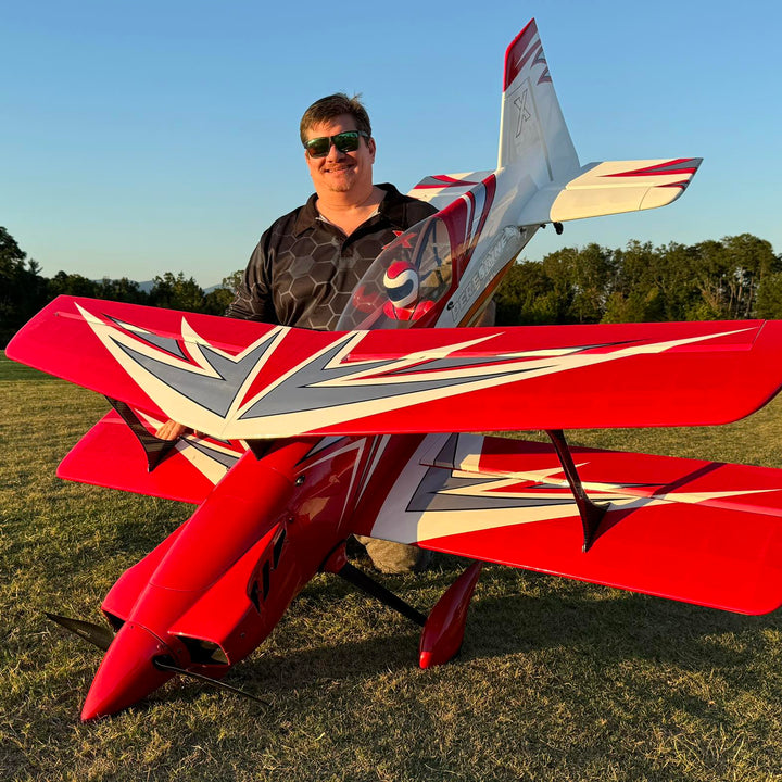 EF - 70CC Peregrine Biplane - Red/White