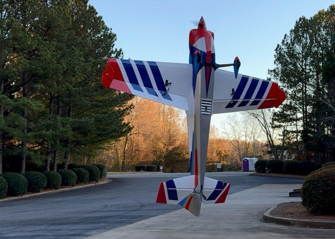 EF - 74" Laser-EXP V2 CNC - White/Red/Blue/Silver