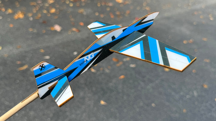 Extreme Flight Stick Plane - Extra NG Sky Blue/Black/White