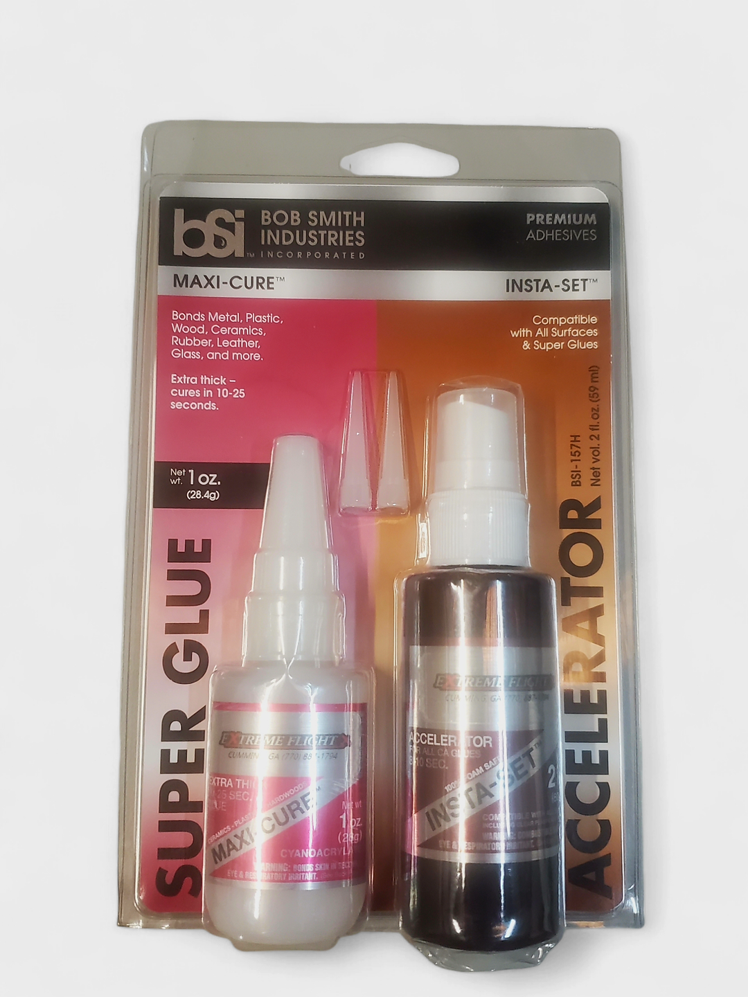 BSI Combo Pack Extra Thick CA & Accelerator - 2oz