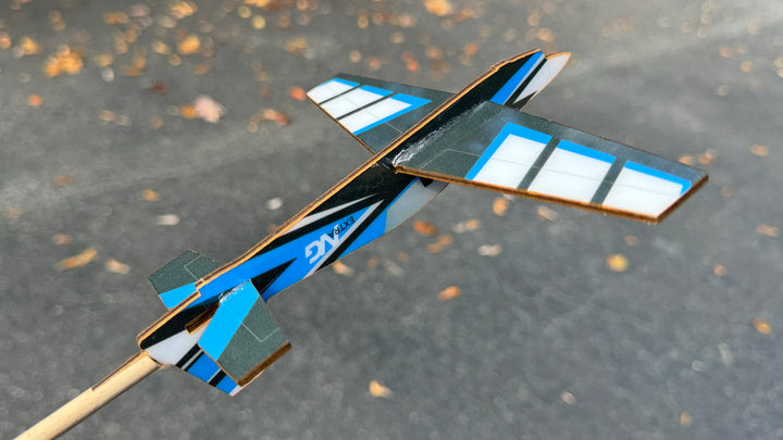 Extreme Flight Stick Plane - Extra NG Sky Blue/Black/White