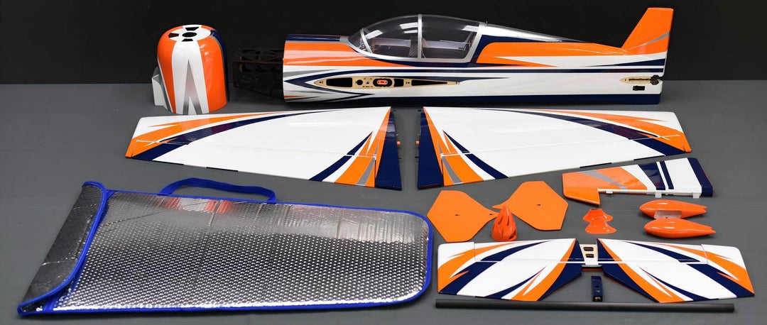 SW - 67" Yak 54 - WHITE/ORANGE (B) - ARF