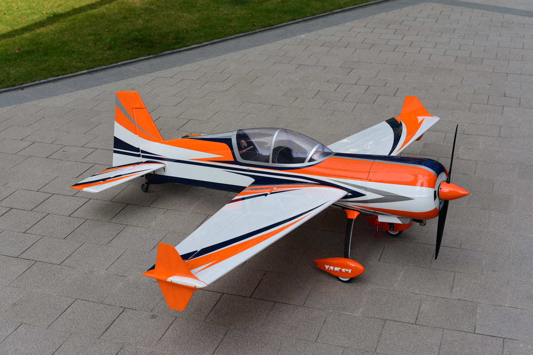 SW - 74" Yak 54 - White/Orange (B) - ARF