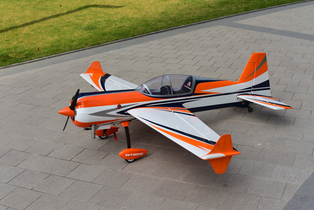 SW - 74" Yak 54 - White/Orange (B) - ARF