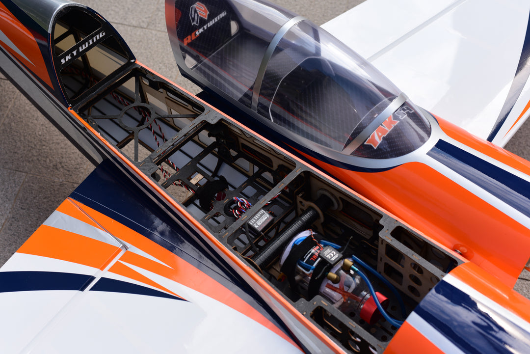 SW - 74" Yak 54 - White/Orange (B) - ARF