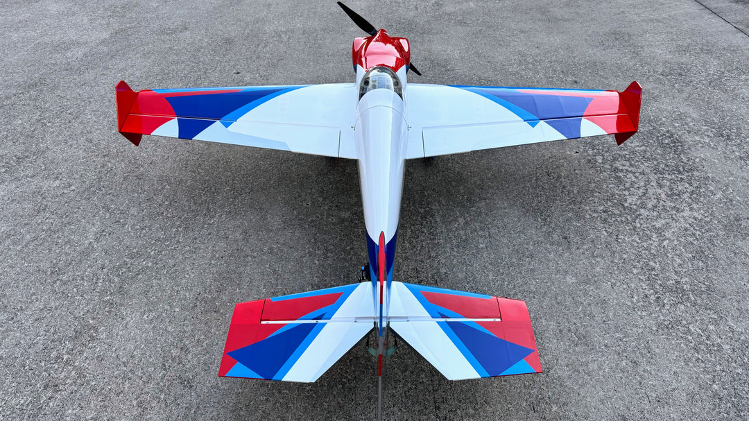 EF - 74" Laser-EXP V2 CNC - White/Red/Blue/Silver