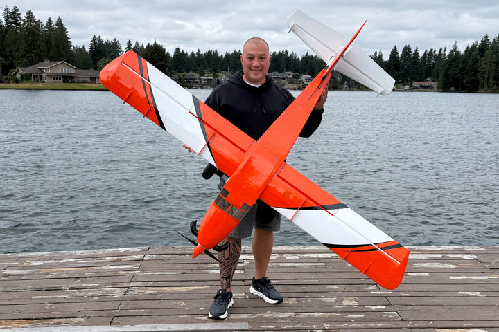 Legacy - 84" Turbo Bushmaster V2 - Orange/White - ARF