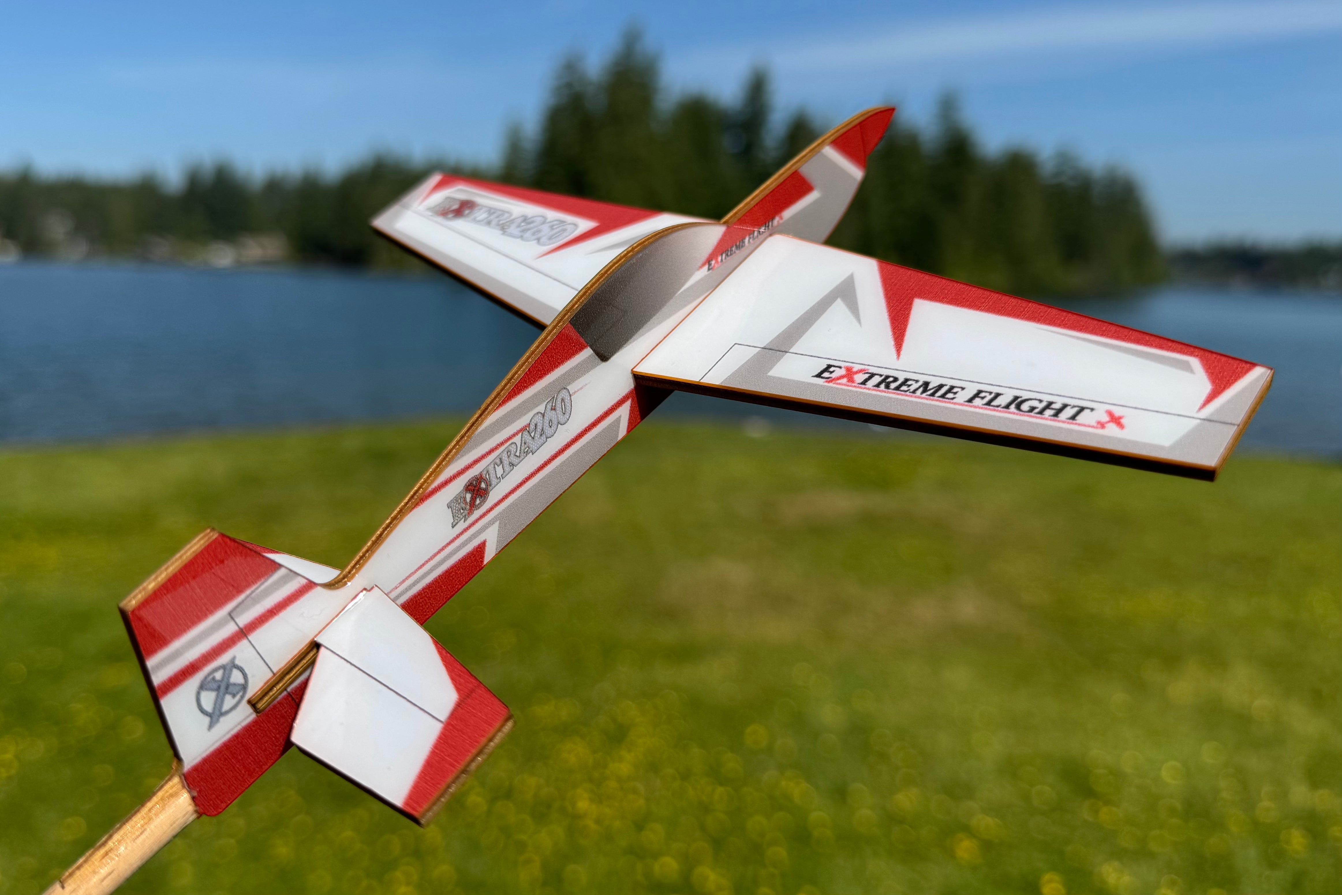 Extreme Flight Stick Plane - Extra 260 - Red/White Extreme Flight Stick Plane - Extra 260 - Red/White