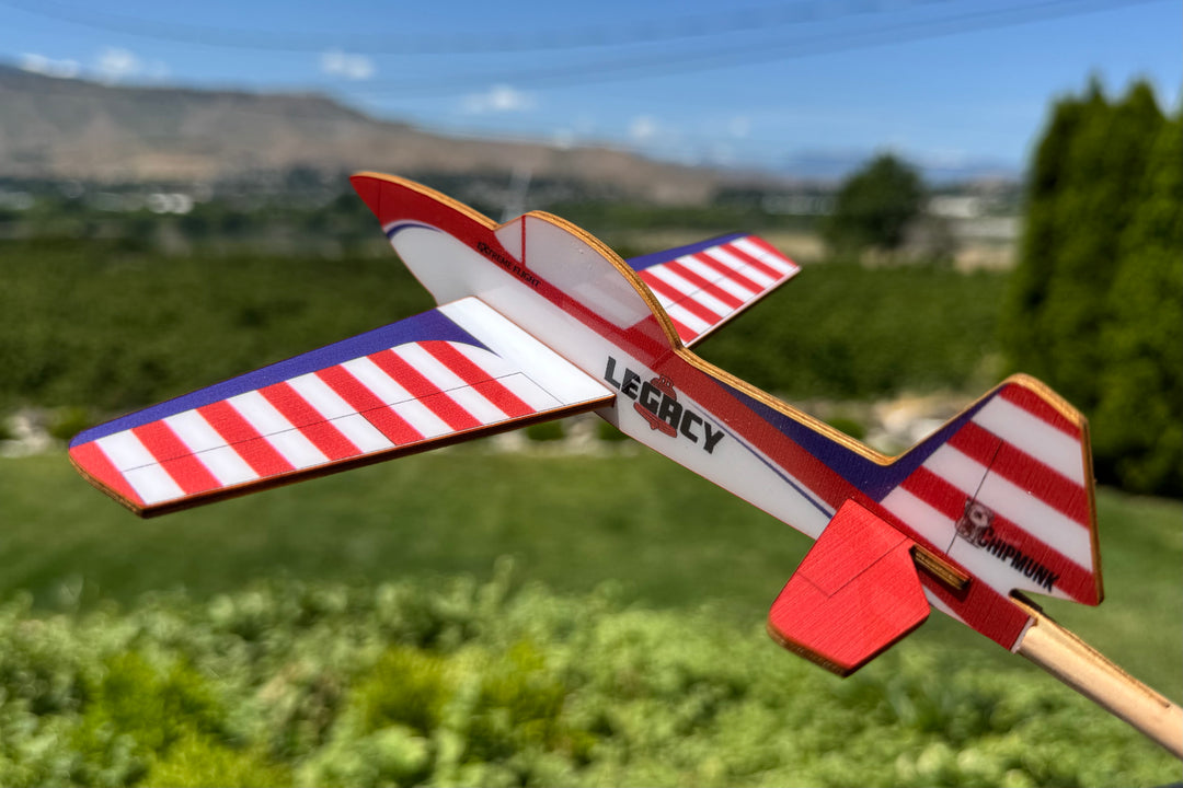 Extreme Flight Stick Plane - Chipmunk - White