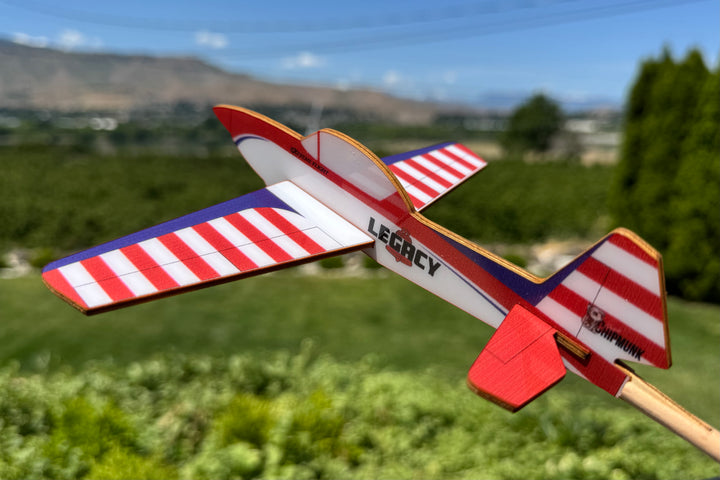 Extreme Flight Stick Plane - Chipmunk - White