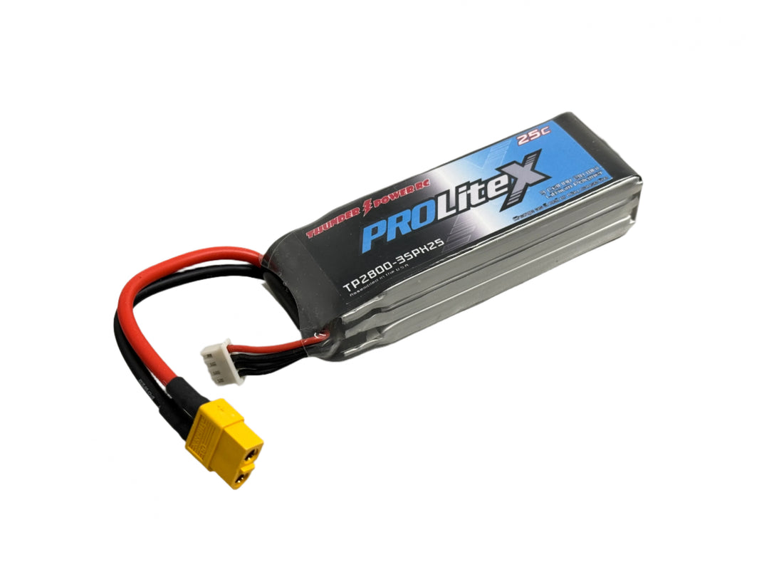 Thunder Power - 2800mAh 11.1V 25C LiPo - JET ECU Battery with XT60