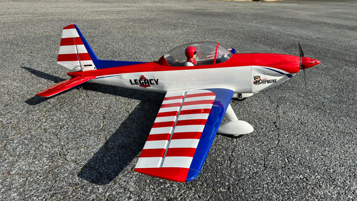 Legacy - 80" Super Chipmunk - Red/White - ARF