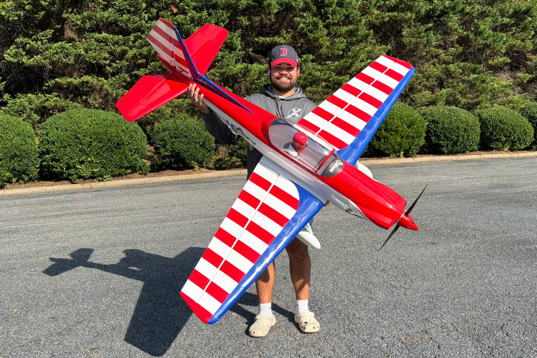 Legacy - 80" Super Chipmunk - Red/White - ARF
