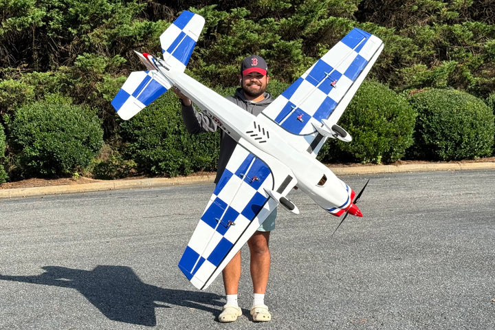 Legacy - 80" Super Chipmunk - Red/White - ARF