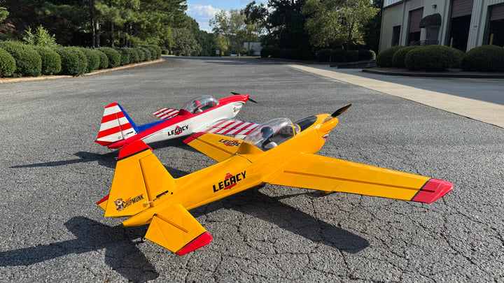 Legacy - 80" Super Chipmunk - Red/White - ARF