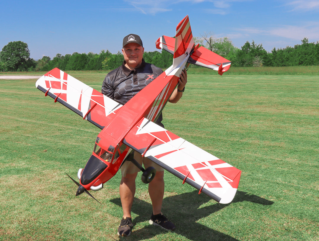 Legacy - 84" Turbo Bushmaster V2 - Red/Black - ARF