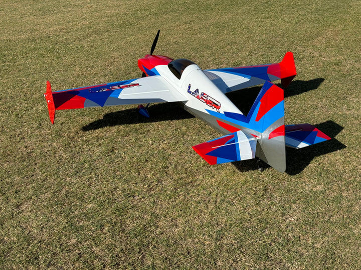 EF - 60" Laser-EXP V3 - White/Red/Blue/Silver - ARF