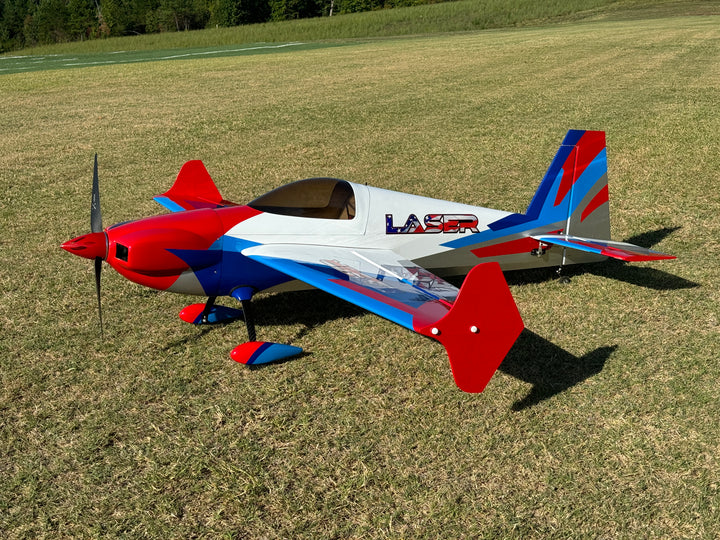 EF - 60" Laser-EXP V3 - White/Red/Blue/Silver - ARF