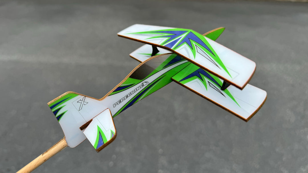 Extreme Flight Stick Plane - Peregrine Green/White