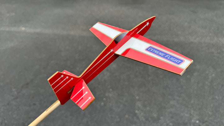 Extreme Flight Stick Plane - Laser Red Scheme
