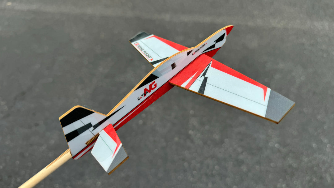 Extreme Flight Stick Plane - Extra NG Red/Silver/Black Scheme