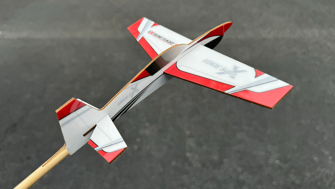 Extreme Flight Stick Plane - Edge Red White