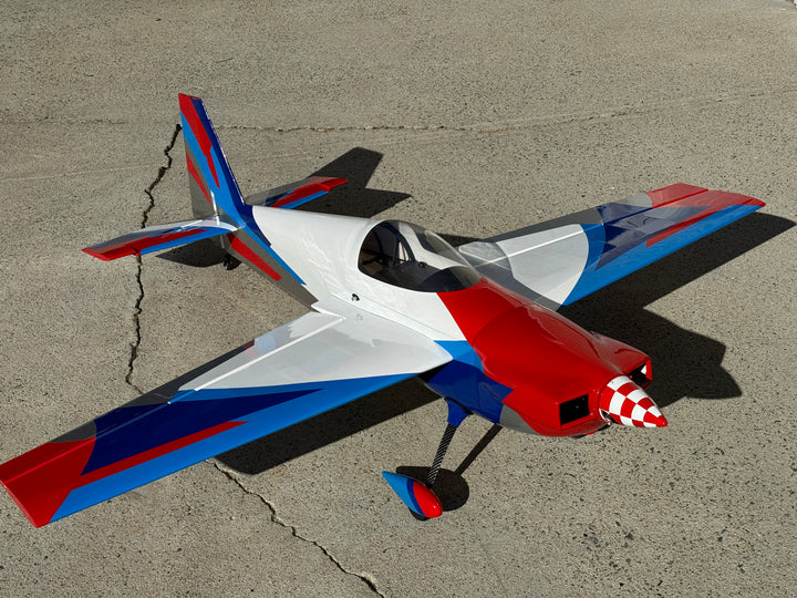 EF - 74" Laser-EXP V2 CNC - White/Red/Blue/Silver