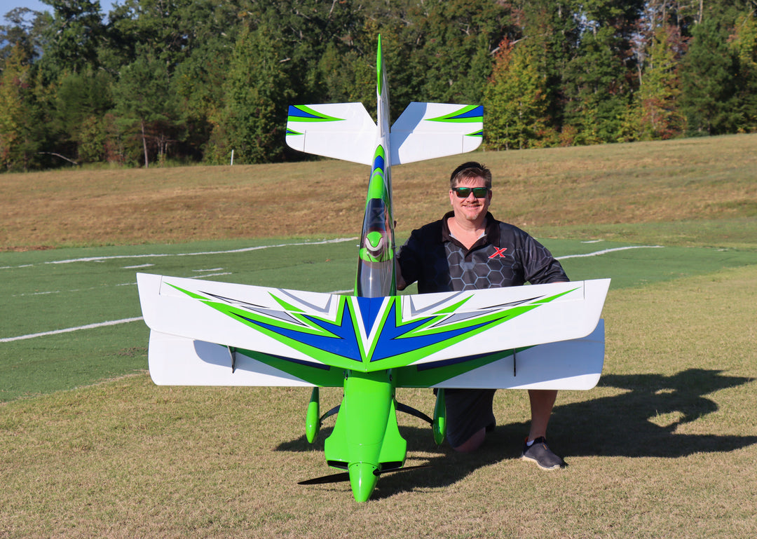 EF - 70CC Peregrine Biplane - Green/White
