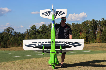 EF - 70CC Peregrine Biplane - Green/White