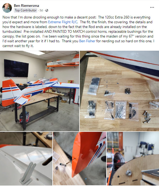 EF - 104" Extra 260 - Orange/Blue