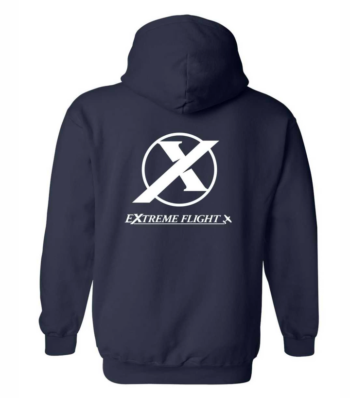 Extreme Flight Cotton Hoodie - Navy Blue