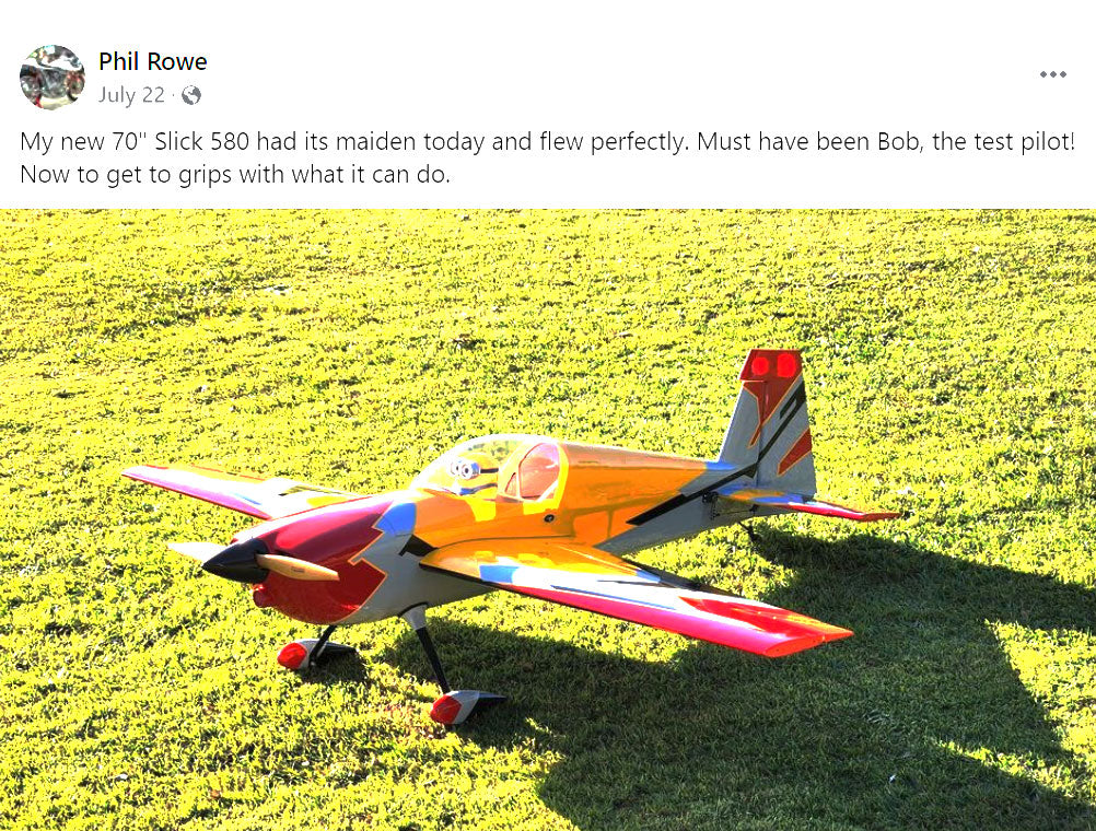 EF - 70" Slick 580 EXP V2 - Cub Yellow/Red/Grey