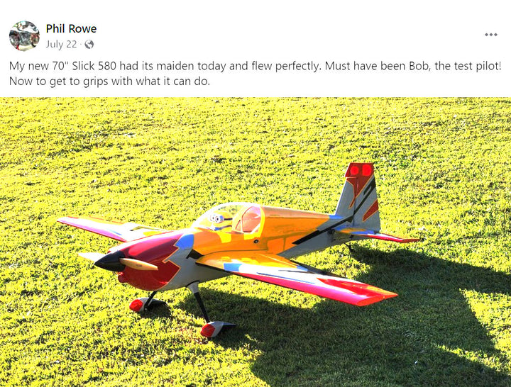 EF - 70" Slick 580 EXP V2 - Cub Yellow/Red/Grey