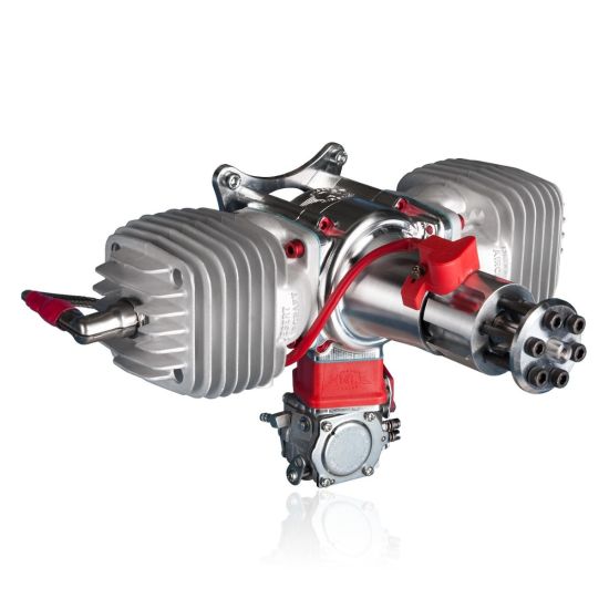 Desert Aircraft DA-120 Twin with Mufflers