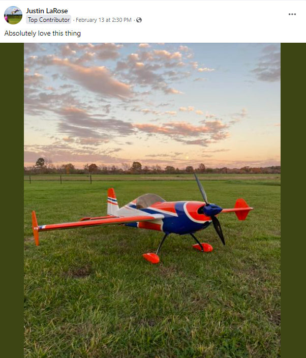 EF - 67" Extra 260 - Orange/Blue - RxR