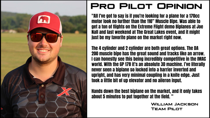 Legacy - 110" Muscle Bipe - Yellow/Black