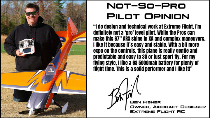 SW - 67" ARS 300 - Orange/Charcoal/White (E) - ARF