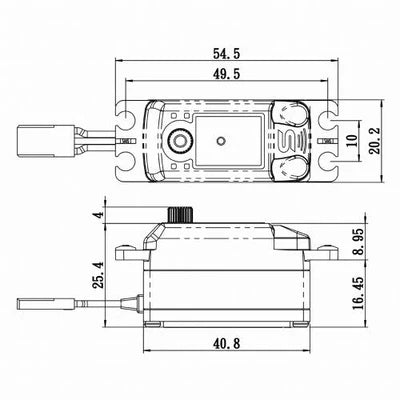 SAVOX- SV-1254MG Throttle Servo