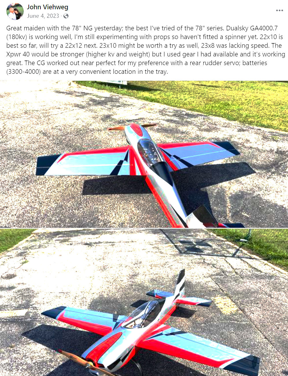 EF - 78" Extra NG - Red/Silver Scale NG Scheme