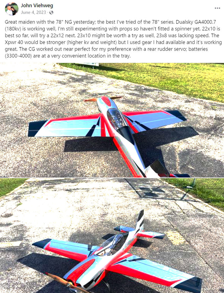EF - 78" Extra NG - Red/Silver Scale NG Scheme