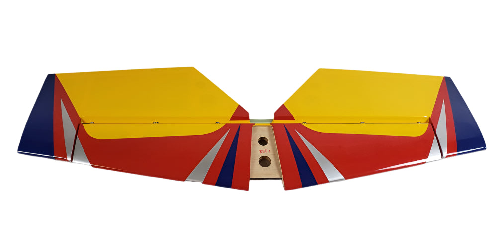 70" Extra 300 v2 Stab/Elevator w/ control horns- Yellow