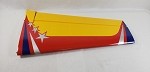 78" Extra 300-EXP V3 Pilot's Left Wing w/control horn- Yellow/Red