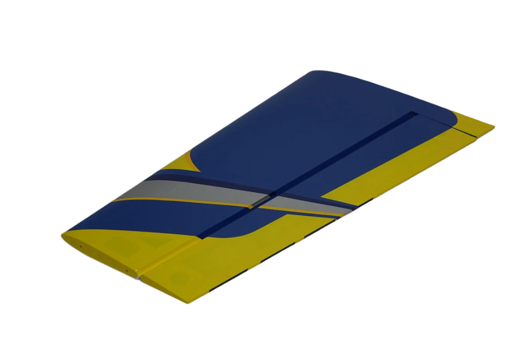 60" Edge 540T-EXP V2  Pilot's Left Wing w/control horn- Blue/Yellow
