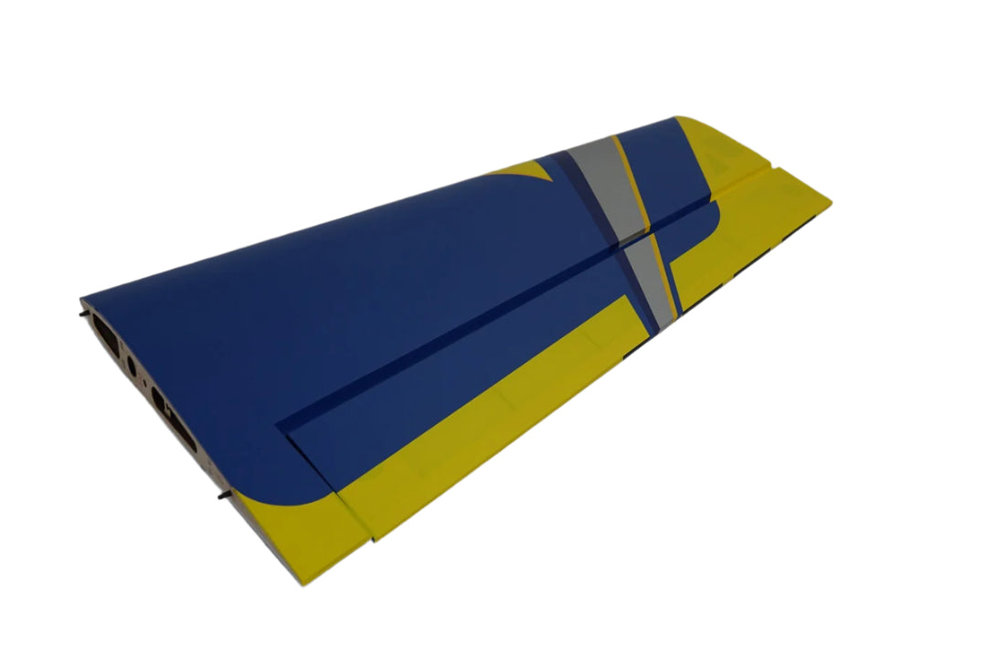 60" Edge 540T-EXP V2  Pilot's Right Wing w/control horn- Blue/Yellow