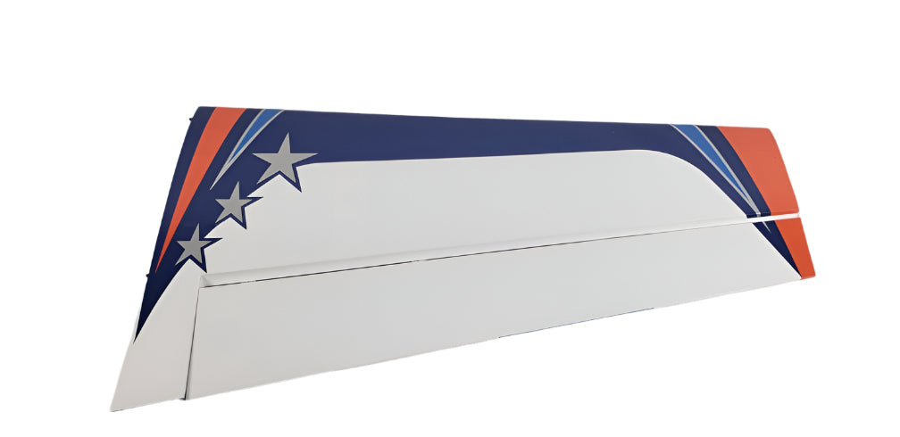 60" Extra 300-EXP V2 Pilot's Right Wing w/control horn - Orange/Blue