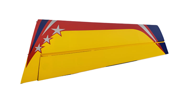 60" Extra 300-EXP V2 Pilot's Right Wing w/control horn- Yellow/Red