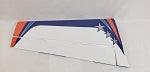 85" Extra 300-EXP Pilot's Left Wing w/control horn- Orange/Blue