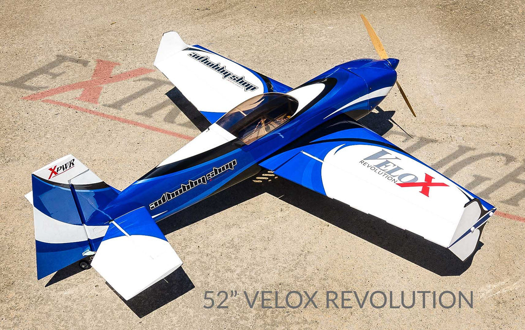 52" Velox Revolution - Blue/White Scheme